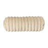 Bolster kussen rib - beige - ø15x45 cm