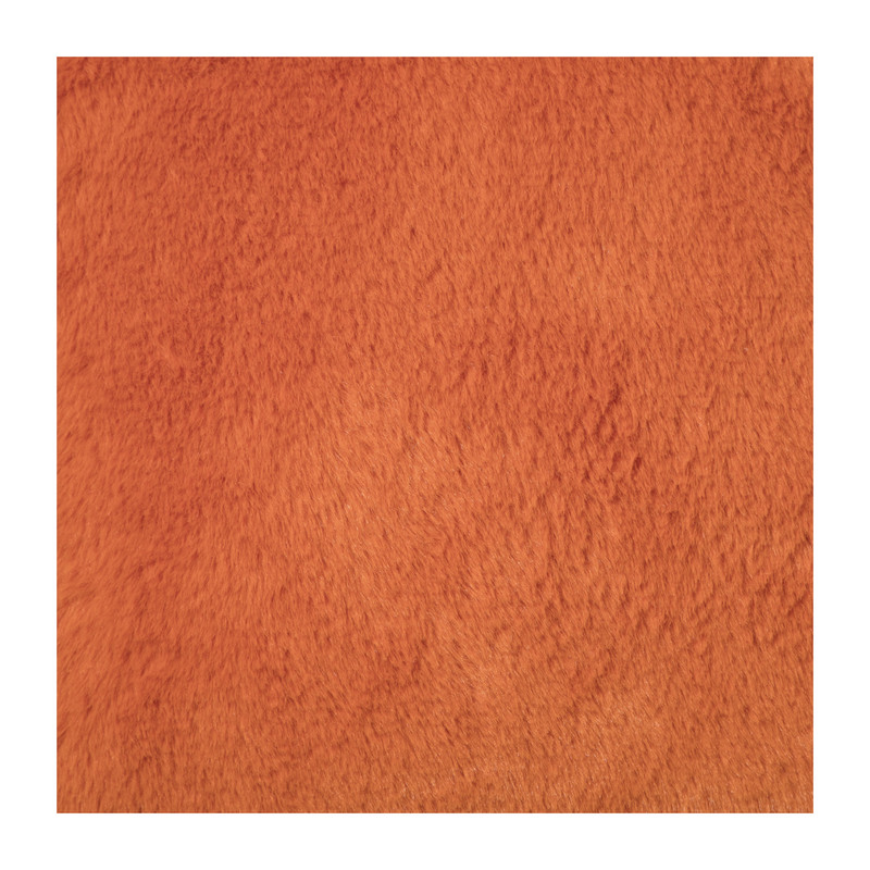 Kussen vacht - oranje - 45x45 cm