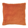 Kussen vacht - oranje - 45x45 cm