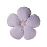 Kussen bloem - paars - ø35x8 cm