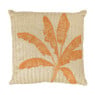Kussen palmboom - beige/oranje - 43x43 cm