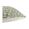 Kussen jacquard - wit/groen - 30x50 cm