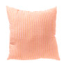 Kussen streep -  oranje/roze - 45x45 cm