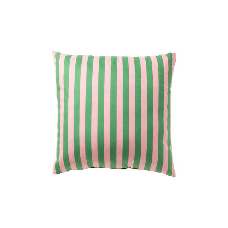 Kussen more amore - groen/roze - 30x30 cm