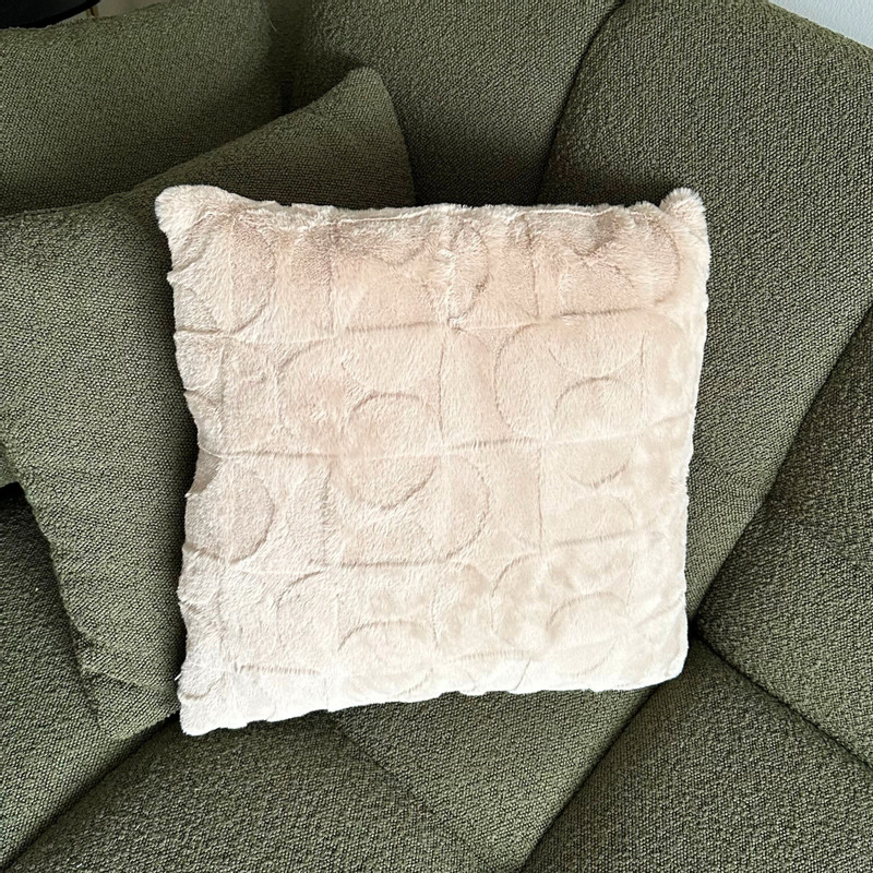 Kussen japandi - beige - 45x45 cm