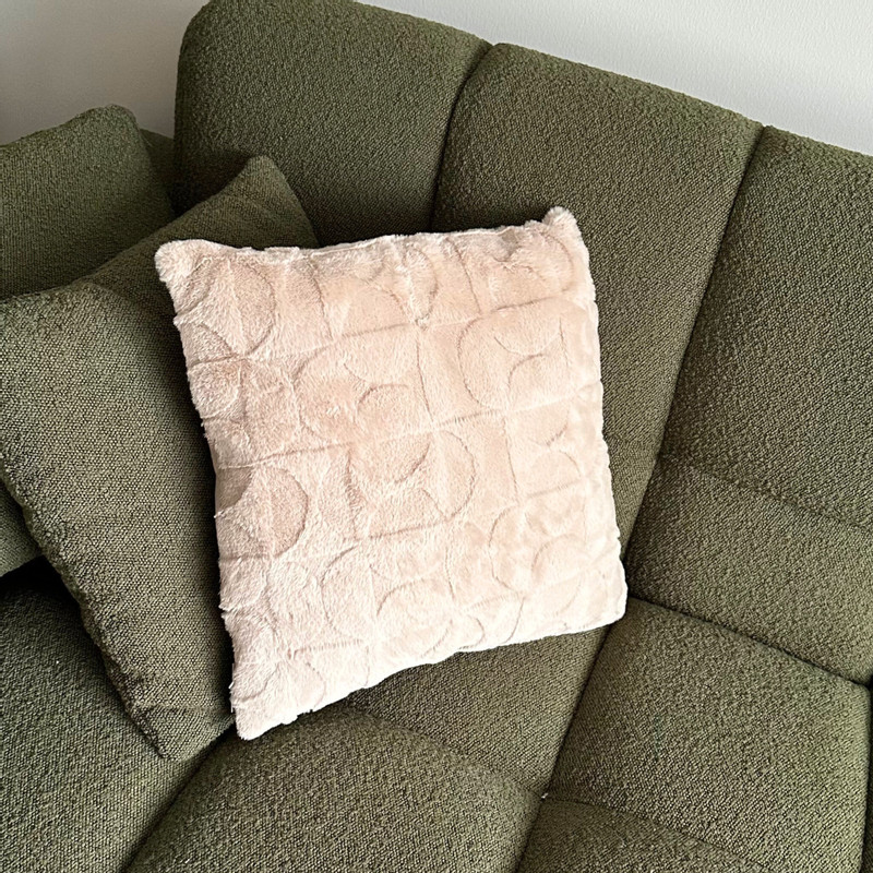 Kussen japandi - beige - 45x45 cm