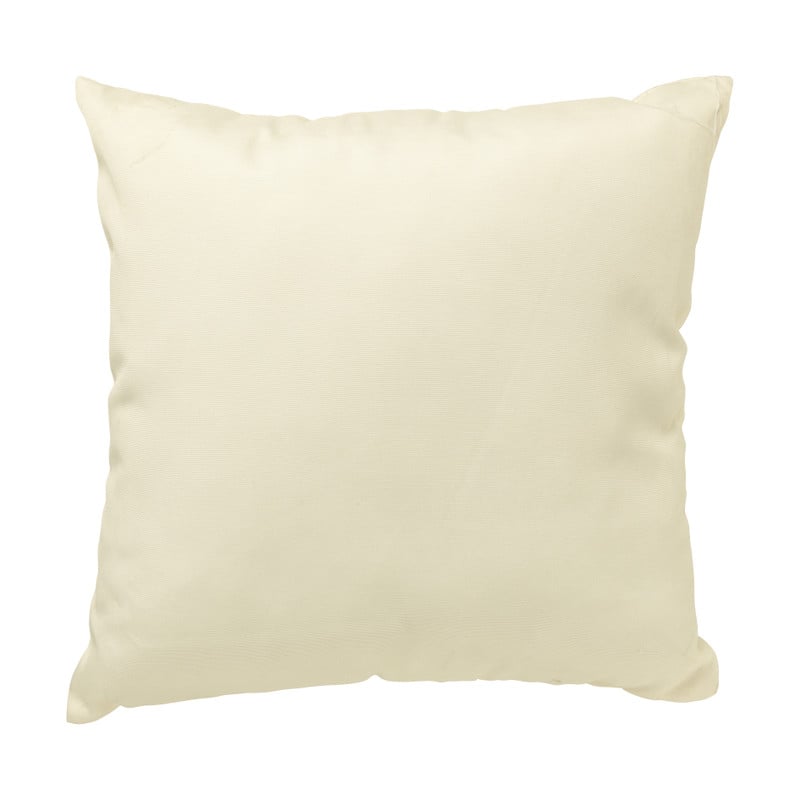 Kussen organisch blad - groen/beige - 45x45 cm