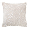Kussen jacquard zigzag - beige - 45x45 cm