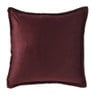 Kussen chenille - bordeauxrood - 45x45 cm