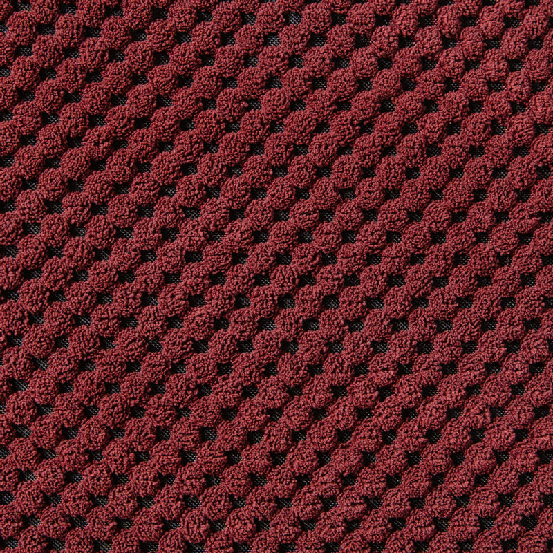 Kussen met blokjes - bordeauxrood - 45x45 cm