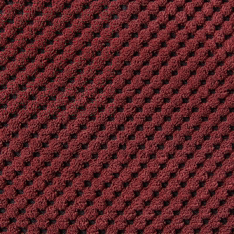 Kussen met blokjes - bordeauxrood - 60x60 cm