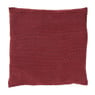 Kussen met blokjes - bordeauxrood - 60x60 cm