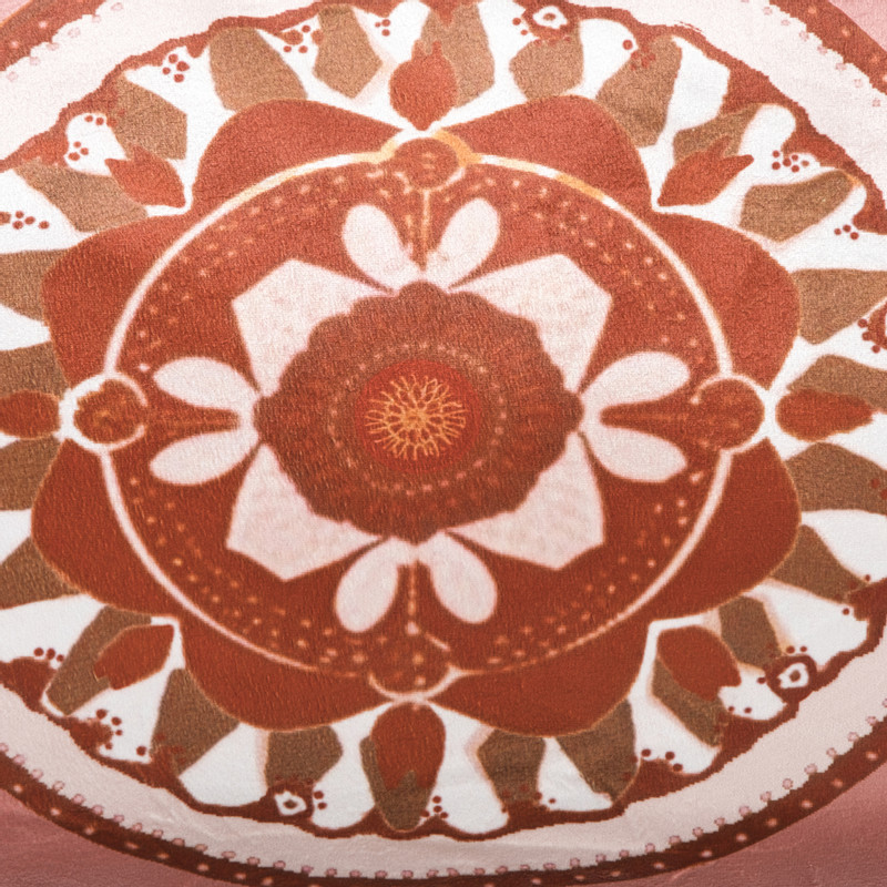 Kussen zon velvet - oranje - 30x45 cm