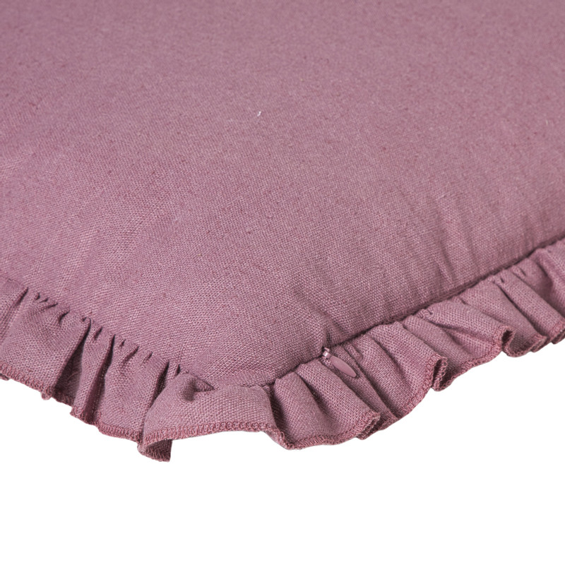 Kussen ruffles - roze - 45x45 cm