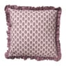 Kussen ruffles - roze - 45x45 cm