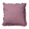 Kussen ruffles - roze - 45x45 cm