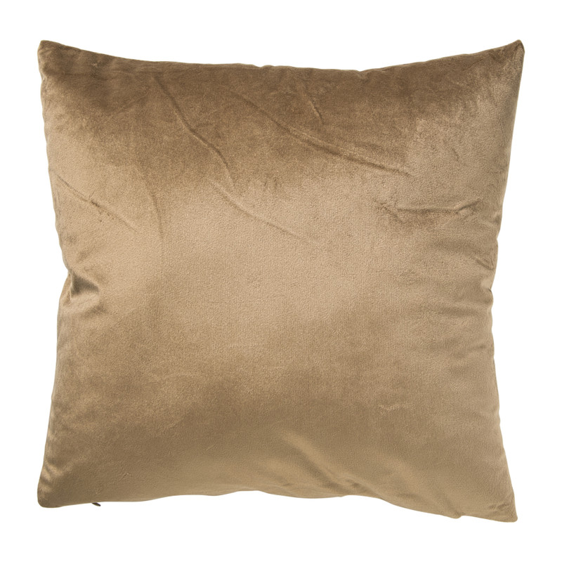 Kussen velvet animal - bruin - 45x45 cm