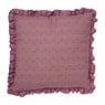 Kussen ruches - roze - 45x45 cm