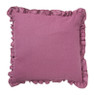 Kussen ruches - roze - 45x45 cm