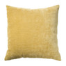 Kussen chenille - geel - 45x45 cm