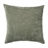 Kussen chenille - groen - 45x45 cm