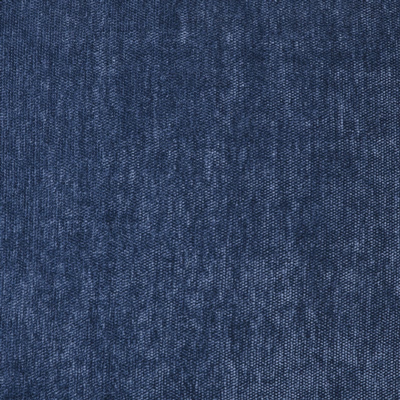 Kussen chenille - blauw - 45x45 cm