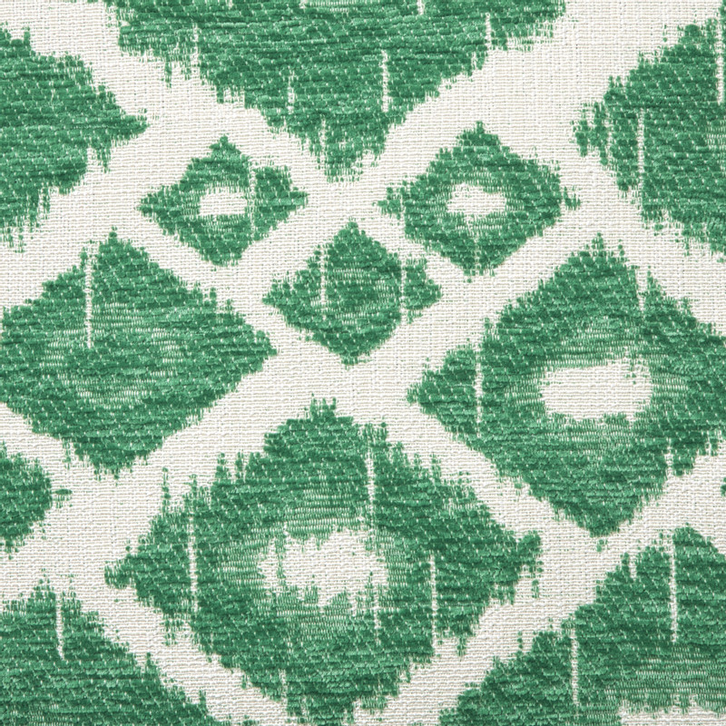 Kussen jacquard ruit - groen - 45x45 cm