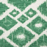 Kussen jacquard ruit - groen - 45x45 cm