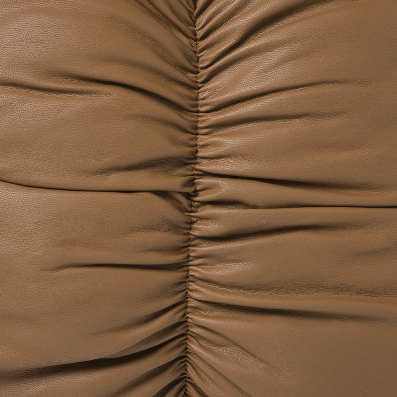 Kussen puf - bruin - 42x42 cm