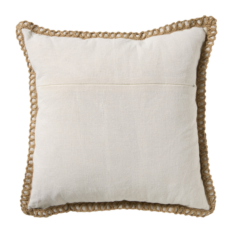 Kussen jute - mint - 45x45 cm