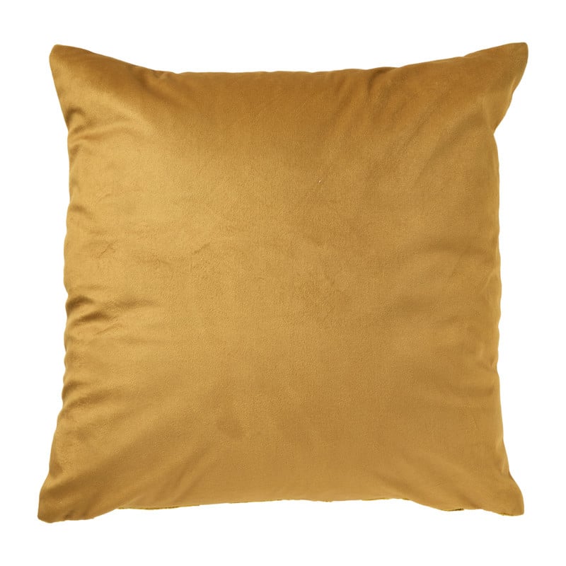 Kussen vlakken - geel/blauw - 45x45 cm