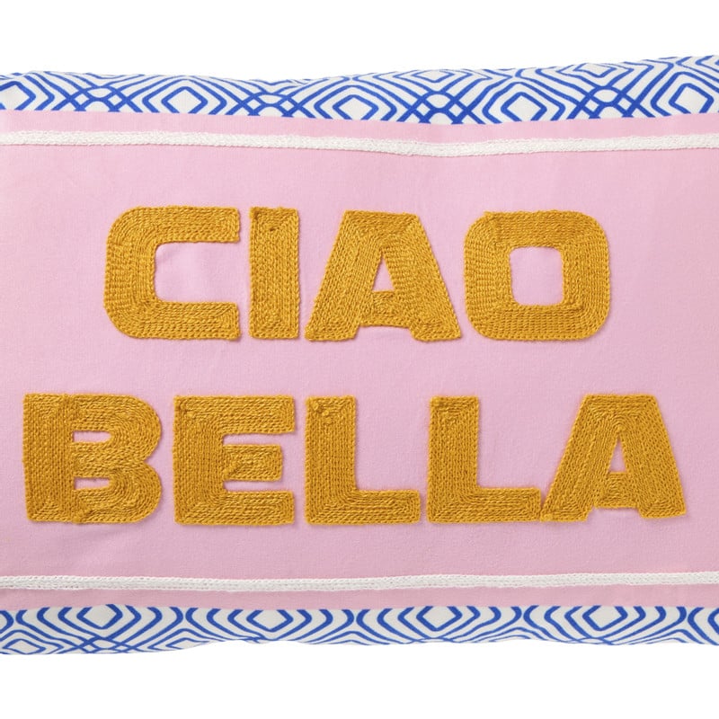 Kussen ciao bella - multikleur - 30x50 cm