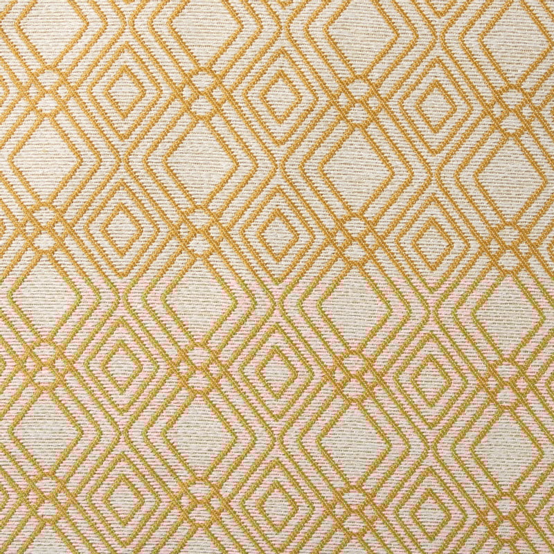 Kussen jacquard - geel - 45x45 cm