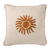 Kussen zon - bruin - 45x45 cm