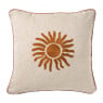 Kussen zon - bruin - 45x45 cm