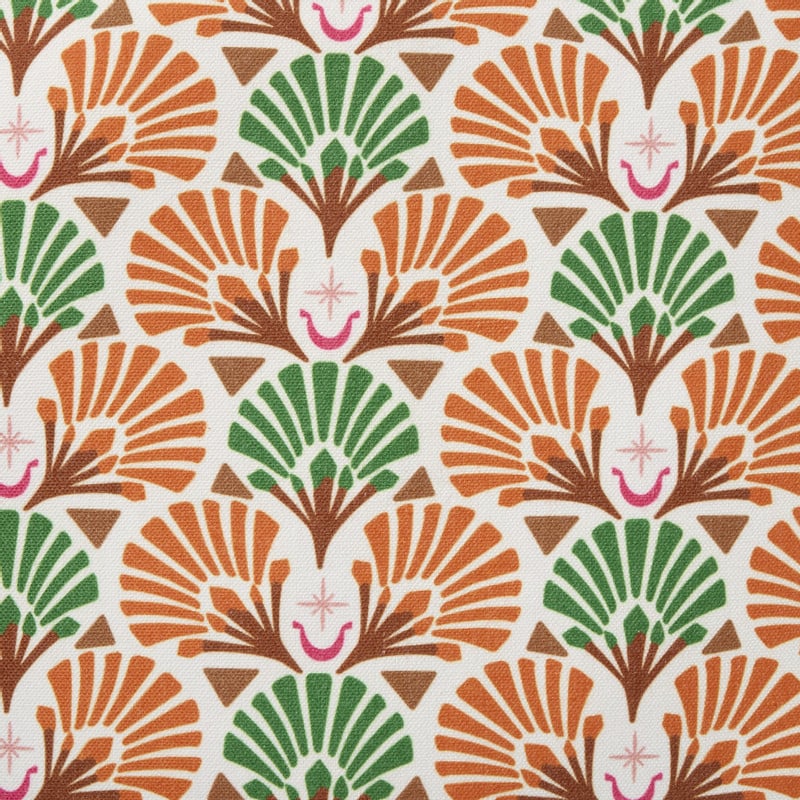 Kussen print bloem - multikleur - 45x45 cm