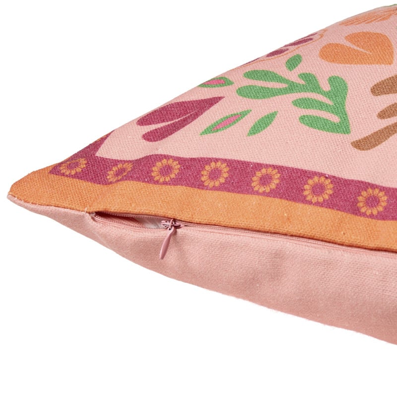 Kussen print Marbella - multikleur - 45x45 cm