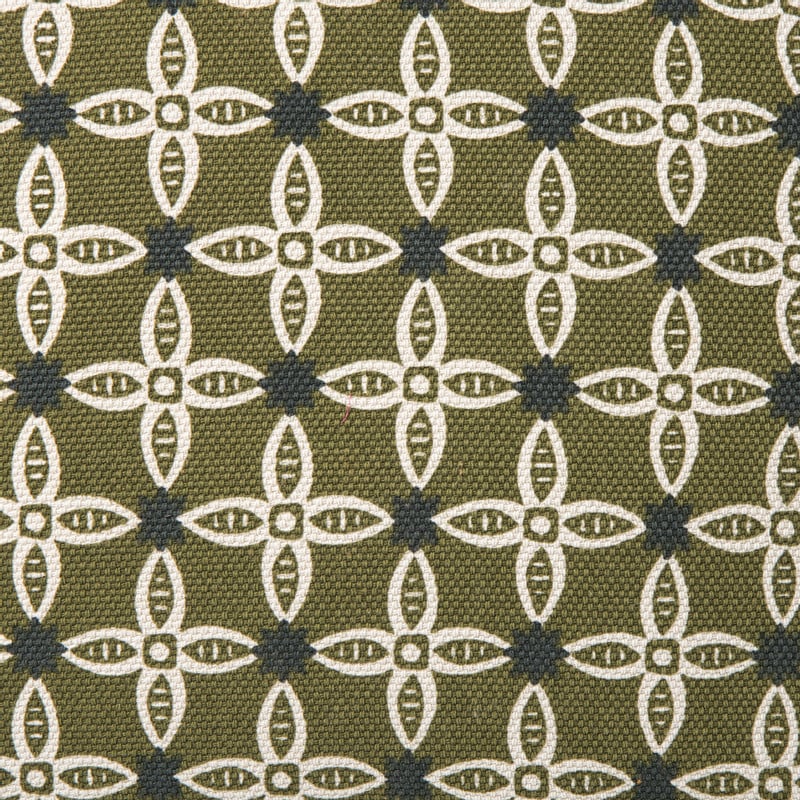 Kussen bloemen - groen - 45x45 cm