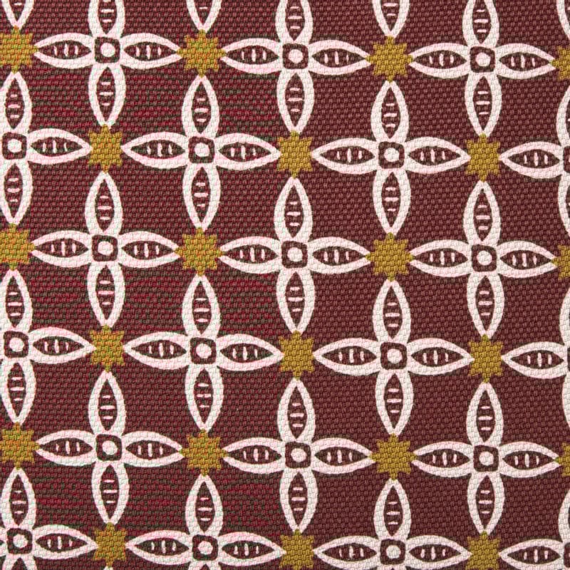 Kussen bloemen - rood/geel - 45x45 cm