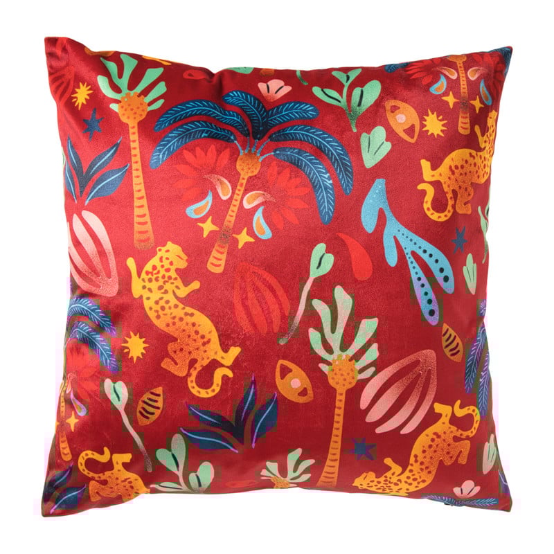 Kussen flame market - multikleur - 45x45 cm