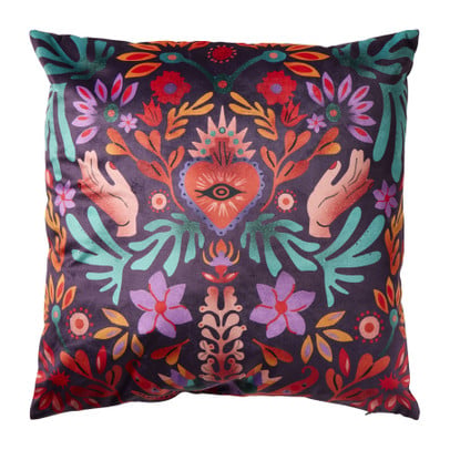 Kussen bazaar whispers - multikleur - 45x45 cm