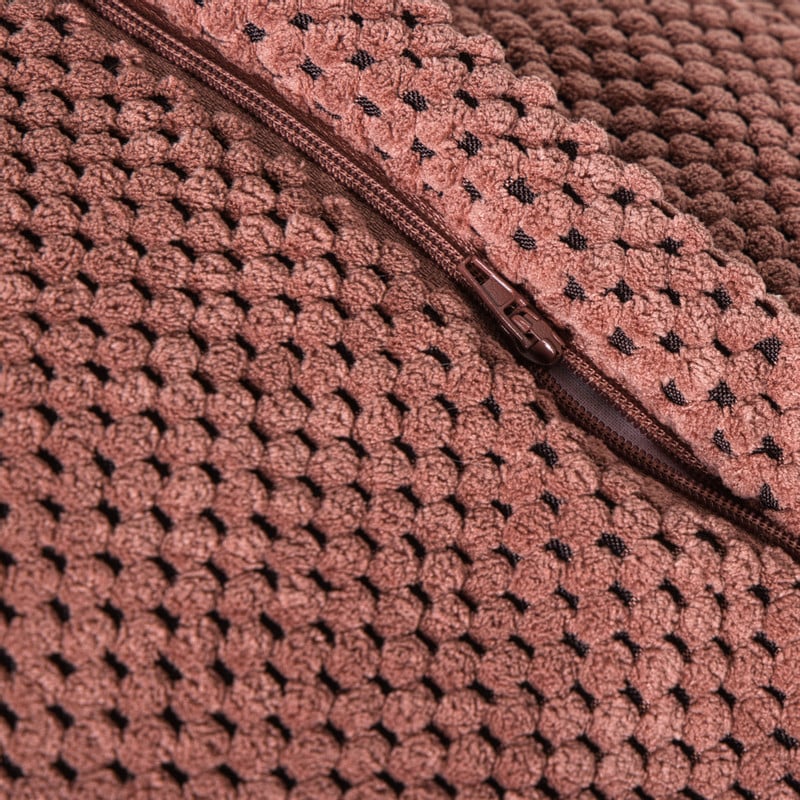 Kussen met blokjes - roze - 60x60 cm