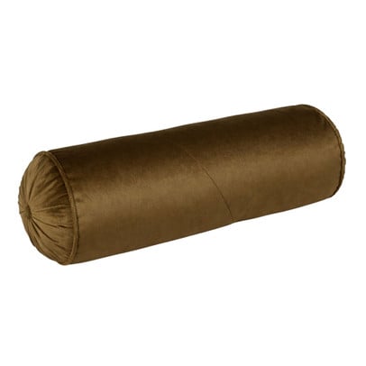 Kussen bolster - groen - ø17x45 cm