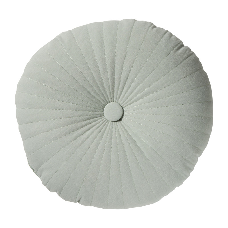 Kussen rond - mintgroen - ø45 cm