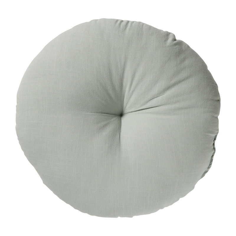 Kussen rond - mintgroen - ø45 cm