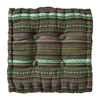 Matraskussen mexican - groen - 40x40 cm