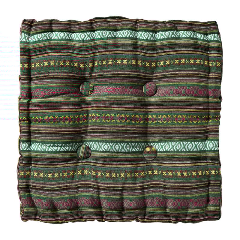 Matraskussen mexican - groen - 40x40 cm