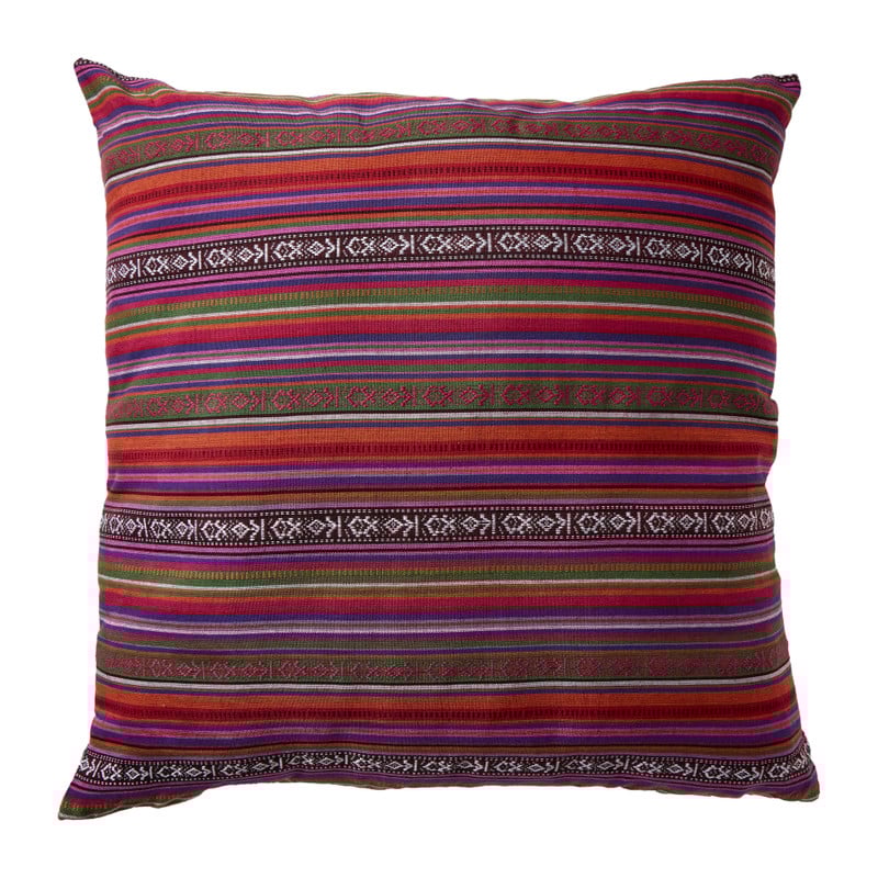 Kussen mexican groot - rood - 60x60 cm
