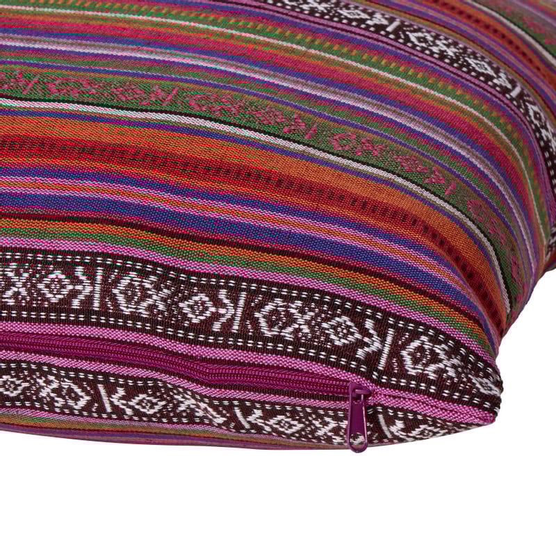 Kussen mexican groot - rood - 60x60 cm