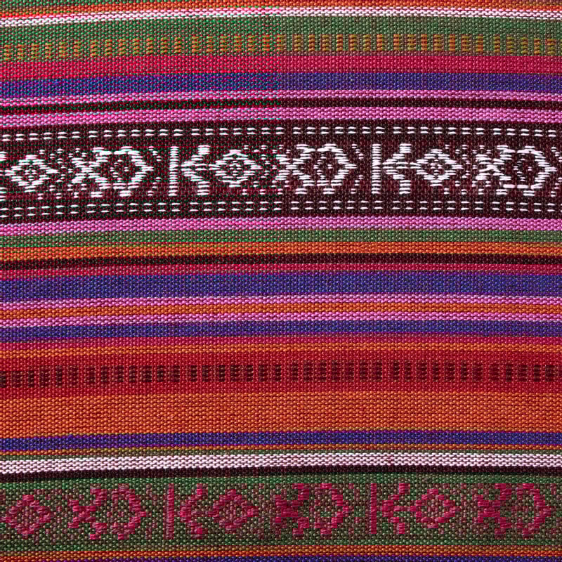 Kussen mexican groot - rood - 60x60 cm